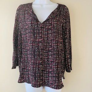 GÉRARD DAREL silk print top size 38